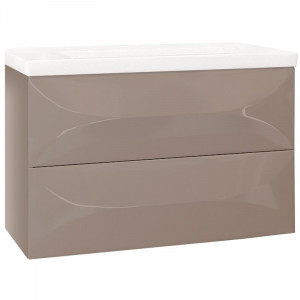 Тумба под раковину Marka One Elegant 80П Cappuccino