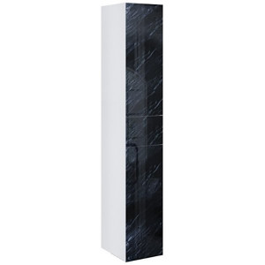 Шкаф пенал Marka One Lacio 30П L Black stone Шкаф пенал Marka One Lacio 30П L Black stone