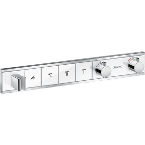 Смеситель для душа Hansgrohe Rain Select 15357400 с термостатом Белый хром Смеситель для душа Hansgrohe Rain Select 15357400 с термостатом Белый хром