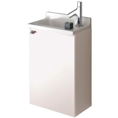 Тумба под раковину Jacob Delafon Pop Laminar 40 R EB286-G1C подвесная Белая глянцевая