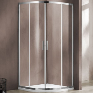 Душевой уголок Vincea Garda 80x80 VSQ-1G800CL профиль Хром стекло прозрачное