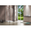 Душевой уголок Vincea Garda 120x90 VSJ-1G129CL профиль Хром стекло прозрачное