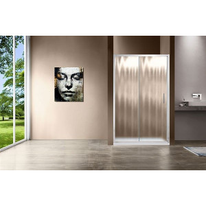 Душевая дверь Vincea Garda VDS-1G110CH 110x190 профиль Хром стекло шиншилла