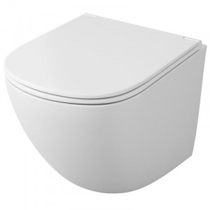 Комплект унитаза Owl 1975 Vind OWLT190302 с инсталляцией Grohe Rapid SL 38772001 с сиденьем Микролифт и клавишей смыва Хром