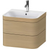 Тумба с раковиной Duravit Happy D 2 Plus 58 HP4635O7171 подвесная Дуб средиземноморский Тумба с раковиной Duravit Happy D 2 Plus 58 HP4635O7171 подвесная Дуб средиземноморский