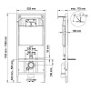 Комплект унитаза BelBagno Amanda BB051CHR+BB051SC с инсталляцией Berges Wasserhaus Novum L5 040215 с сиденьем Микролифт и Черной матовой клавишей смыва