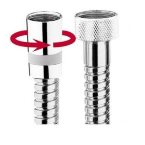 Шланг Bossini Doppia A00048B.030.1 Хром