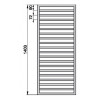 Водяной полотенцесушитель Zehnder Quaro QA-140-060 Белый