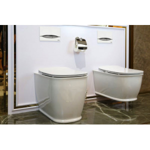 Унитаз BelBagno Prado BB10150CB приставной без сиденья