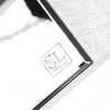 Зеркальный шкаф Style Line Эко волна Лорена 55 С с подсветкой Белый глянец