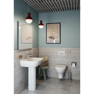 Комплект унитаза с инсталляцией Vitra Zentrum 9012B003-7206 с сиденьем Микролифт и клавишей смыва Хром