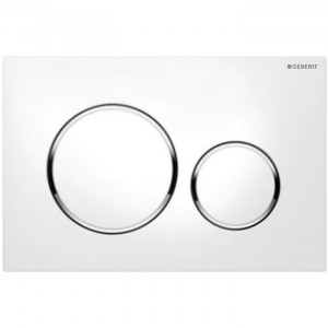 Клавиша смыва Geberit Sigma 20 115.882.KJ.1 Белый/хром