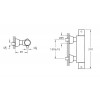 Смеситель для душа Vitra Aquatech AquaHeat A47056EXP с термостатом Хром