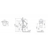 Писсуар Vitra Arkitekt 6201B003-0199 подвод сзади