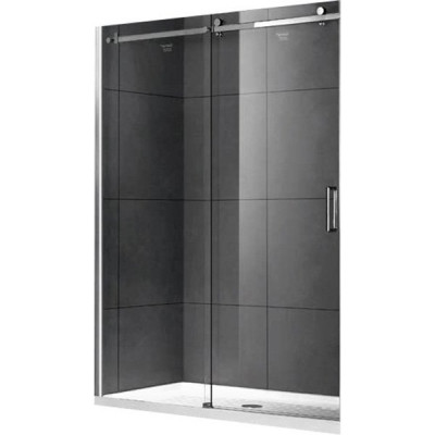Душевая дверь Gemy Modern Gent 150х200 S25191B профиль Хром стекло прозрачное