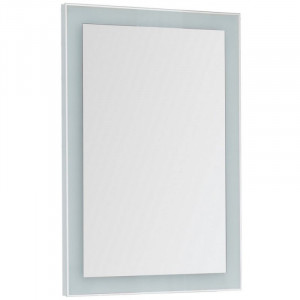 Зеркало Dreja Kvadro 60x85 77.9011W с подсветкой Белое