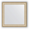Зеркало Evoform Definite 65х65 Золотые бусы на серебре Зеркало Evoform Definite 65х65 Золотые бусы на серебре