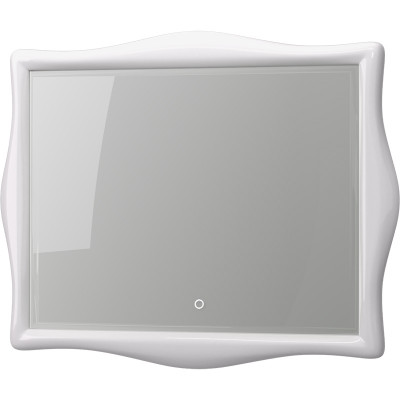 Зеркало Aima Design Amethyst 90x105 белое (У51944)