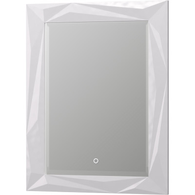 Зеркало Aima Design Brilliant/Cristal 70x90 белое (У51937)