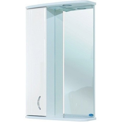 Зеркало со шкафом Bellezza Астра 55 L 4614908002019 Белый с подсветкой