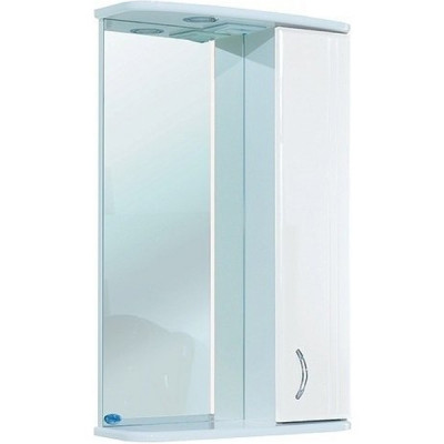 Зеркало со шкафом Bellezza Астра 55 R 4614908001012 Белый с подсветкой