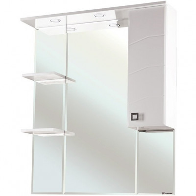 Зеркало со шкафом Bellezza Джулия 85 R 4611214001019 с подсветкой