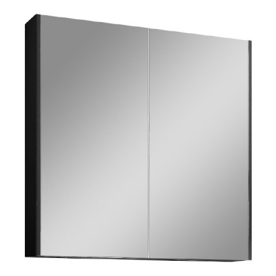 Зеркальный шкаф Velvex Klaufs 80 zsKLA.80-217 Черный.