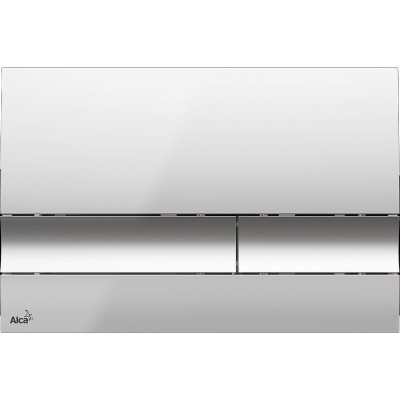 Клавиша смыва Alcaplast Basic M1721 Хром глянцевый