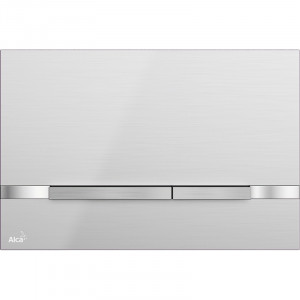 Клавиша смыва Alcaplast Flat Inox STRIPE-INOX Хром