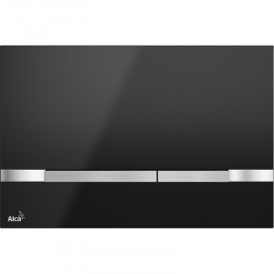 Клавиша смыва Alcaplast Flat Color STRIPE-BLACK Черная Клавиша смыва Alcaplast Flat Color STRIPE-BLACK Черная
