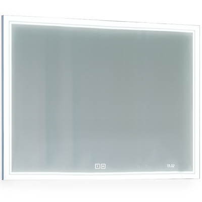 Зеркало Jorno Glass 120 Gla.02.120/W с подсветкой