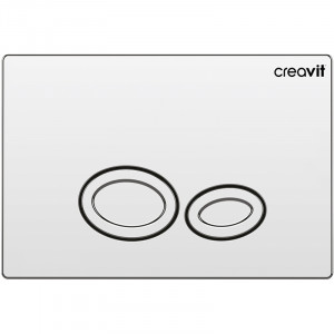 Кнопка смыва Creavit Drop GP2004.00 для унитаза Хром глянцевая