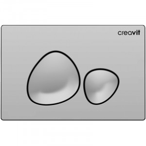 Кнопка смыва Creavit Spa GP7004.00 для унитаза Хром