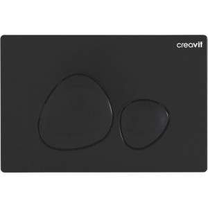 Кнопка смыва Creavit Spa GP7002.02 для унитаза Черная Кнопка смыва Creavit Spa GP7002.02 для унитаза Черная