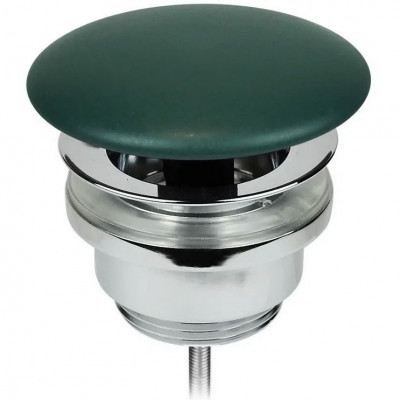 Донный клапан AeT A038143 Хром Зеленый мох матовый Click-Clack