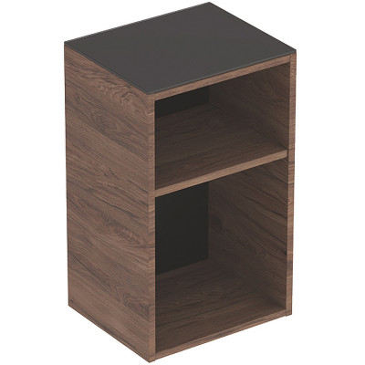 Тумба Geberit Smyle Square 36 500.358.JR.1 с открытыми полочками Пекан