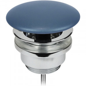 Донный клапан AeT A038140 Хром Голубой матовый Click-Clack Донный клапан AeT A038140 Хром Голубой матовый Click-Clack