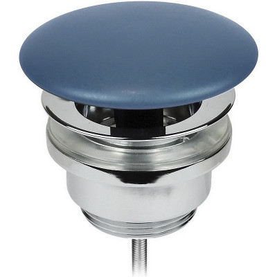 Донный клапан AeT A038140 Хром Голубой матовый Click-Clack