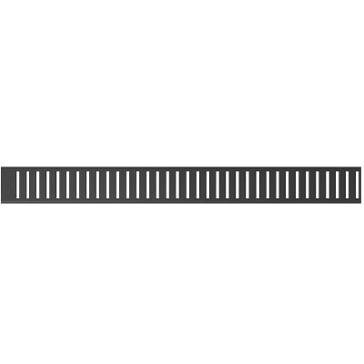 Решетка для лотка Alcaplast PURE-950BLACK Черная матовая