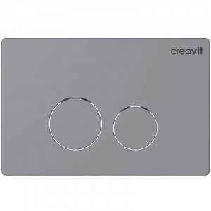 Клавиша смыва Creavit Terra GP9002.00 Серая матовая Клавиша смыва Creavit Terra GP9002.00 Серая матовая