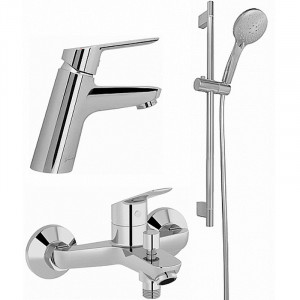 Комплект смесителей Jacob Delafon Lucien E20850RU-CP Хром Комплект смесителей Jacob Delafon Lucien E20850RU-CP Хром